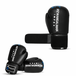 Guantes de Boxeo Profesionales Antideslizantes de 16 oz con Logotipo Personalizado, de Cuero PU, para Entrenamiento de MMA y Muay Thai, con Cierre de Gancho y Bucle - Product Image 3