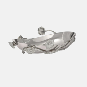 Bol en métal doré en forme de feuille de Ginkgo, fait main, décoratif et de service, style oriental, martelé, pour fêtes, vente en gros et fournisseurs - Product Image 4