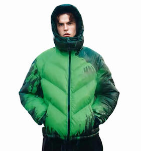 Fabricante de Chaquetas Acolchadas para Hombre al por Mayor, Chaqueta de Invierno Estilo Urbano, Tejido Térmico Reactivo al Calor, Cremallera Frontal Personalizada - Product Image 4