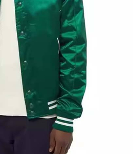 Wholesale Breathable Solid Fashion Long Sleeve Printed Satin <b>Varsity</b> <b>Jacket</b> Men's Quick Dry Fitness Clothing - Product Image 5