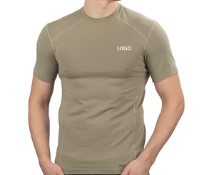 Camiseta de Compresión para Hombre, Manga Corta, Cuello Redondo, Corte Ajustado, Secado Rápido, Camiseta Deportiva para Gimnasio y Entrenamiento - Product Image 6
