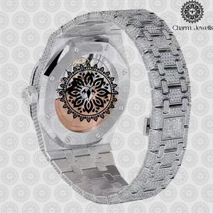 Reloj de Lujo para Hombre Charm Jewels, de Acero Inoxidable, 40 mm, Esfera Analógica, Visualización de Fecha, Cierre Oculto con Botón, Movimiento Mecánico 10 - Product Image 5