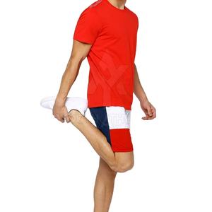 กางเกงขาสั้นผ้าฝ้าย100% สำหรับผู้ชายกางเกงชายหาดแบบลำลองถักใส่ในฤดูร้อนออกแบบได้ตามที่ต้องการ - Product Image 1