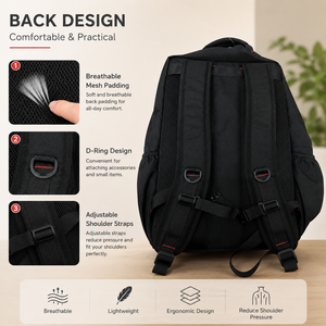 Custom Multi-Function Utility <b>Backpack</b> <b>Large</b> Capacity Travel School <b>Backpack</b> with Detachable Front Pocket - Product Image 4