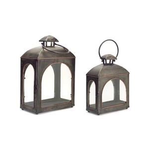 Farol de Vela de Metal y Vidrio de Estilo Moderno, de Alta Calidad, Hecho a Mano, Decorativo, con Forma y Tamaño Personalizados - Product Image 2