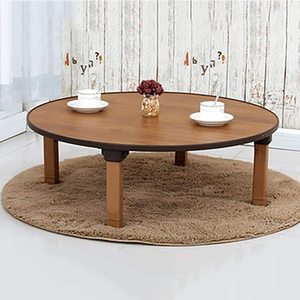 Mesa Redonda Plegable para Té y Café, Estilo Japonés, Mesa Baja para el Suelo, Escritorio de Estudio para Dormitorio, Ventanal, Sala de Té Tatami - Product Image 2