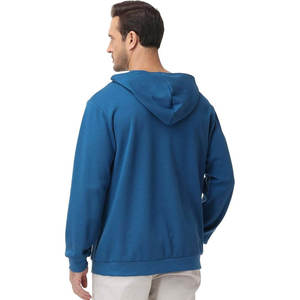 Sweat à capuche oversize personnalisé en molleton bouclette 100 % coton épais 400/350 GSM avec impression numérique pour l'hiver - Product Image 2