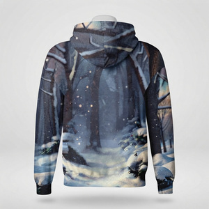 Sweat-shirt de Noël à sublimation motif cerf mignon pour homme, coupe régulière, style décontracté, tricoté, pour garçons - Product Image 3