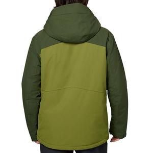 Chaqueta de esquí cortavientos de alta calidad con capucha y cremallera, personalizada para hombre, cálida, impermeable y transpirable para invierno. - Product Image 3