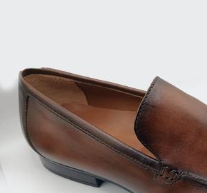 Custom Made Winter <b>Men</b> Loafer <b>Shoes</b> Genuine Leather Comfortable Durable Top Trending Hot Selling Adults - Product Image 2