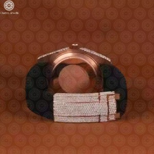Montre de luxe en moissanite avec mouvement mécanique automatique, idéale pour les événements professionnels – Vente directe usine - Product Image 2