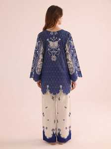 Ensemble de 2 pièces en tissu lawn imprimé de qualité supérieure pour femmes, collection été, vêtements indiens et pakistanais, tenue légère pour tous les jours - Product Image 3