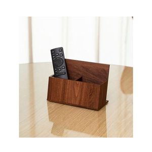 Solid Wood 5-Layer Modern Remote <b>Control</b> <b>Holder</b> Organizer for Sofa Side Table - Product Image 6