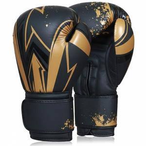 Guantes de Entrenamiento Profesionales de MMA y Kick Boxing con Logotipo Personalizado, de Cuero PU con Cordones en los Dedos, que Absorben la Humedad, Equipo de Combate - Product Image 5