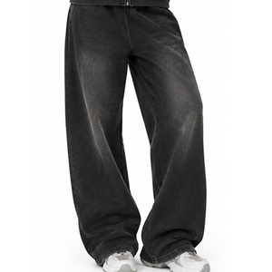 Women's Acid Wash Loose Hoodie Zip Up <b>Top</b> <b>and</b> Wide Leg Sweatpants <b>Set</b> - Product Image 6