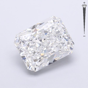Diamante Sintético Cultivado en Laboratorio con Certificación IGI, Corte Radiante de 3.59 CT, Color D, Claridad VVS1, LG 772678528, ROYAL GEMS, para Joyería - Product Image 2