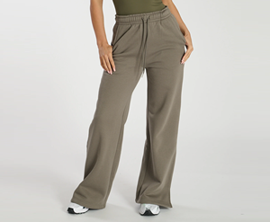 Private Label Women's Casual Pants Active Lifestyle Winter Painted 100% Cotton Eco-Friendly Stretch Performance Fabric Supply - Product Image 6