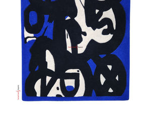 Tapis modernes sur mesure en laine indienne et néo-zélandaise à poils longs, design abstrait, pour salon, antidérapant, moquette - Product Image 4