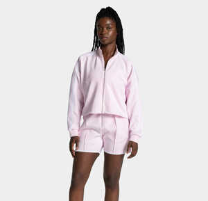 Ensemble survêtement femme personnalisé avec logo, sweat à capuche et pantalon de jogging en molleton doublé coton, ensemble de survêtement vierge - Product Image 3