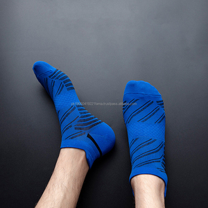 Wholesale <b>Men's</b> Anti-Bacterial Anti-Slip Crew No Show Running & Cycling Breathable Knitted <b>Sports</b> <b>Socks</b> for Winter - Product Image 4