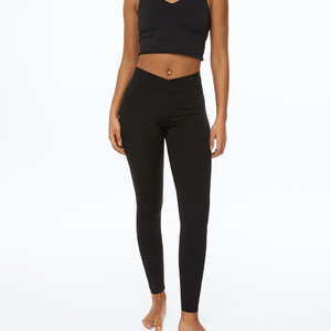 ladies sports custom made design pant fitness wear yoga - Product Image 1
