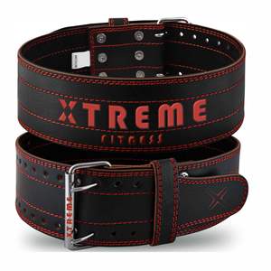 Cinturón de Levantamiento de Pesas de Cuero Suave de Alta Resistencia, 10mm/13mm de Grosor, para Soporte Lumbar, Entrenamiento de Powerlifting y Sentadillas - Product Image 3