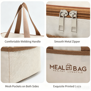 Set di 3 Contenitori Termici per Pranzo Neri, Design Portatile Impermeabile con Ampia Capacità e Rivestimento in PEVA per Lavoratori d'Ufficio - Product Image 3