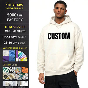 300-500 Gsm Men"s custom Printing Drop Shoulder <b>Plain</b> <b>Hoodies</b> Sweatshirts for Men Fit Heavy Weight <b>Hoodies</b> 2026 best puff print - Product Image 5