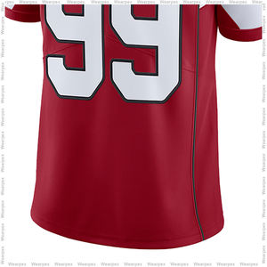 Camiseta de Fútbol Americano Personalizada de Calidad al por Mayor con Parche Bordado, Último Diseño, Camiseta de Fútbol Americano para Hombre - Product Image 6