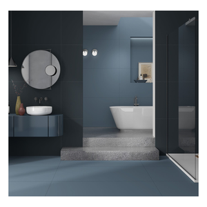 Carreaux vitrifiés émaillés GVT PGVT bleu ardoise profond 600x1200mm |   Carreaux de sol et de mur grand format mats 60x120cm - Product Image 1