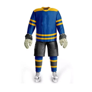 Services OEM Fabricant d'uniformes de hockey sur glace Vêtements d'équipe Sportswear Haute Qualité Meilleur Design Maillot Personnalisé Nom Numéro Grande Taille - Product Image 3
