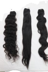 La mejor calidad, 26 pulgadas, estirado, HD, sin enredos, mezcla de paquetes de cabello Remy sin enredos, cabello peruano rizado de onda recta Natural - Product Image 2