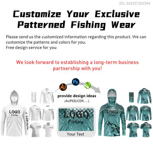 Camisa de Pesca Unisex Personalizada de Manga Larga con Protección Solar UPF 50, Secado Rápido, Estampado Digital con Diseño de Peces, Ropa para Exteriores, Impermeable y Resistente al Viento - Product Image 4