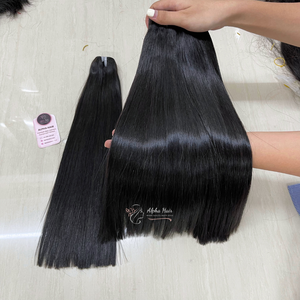 Durable 16 pulgadas Color Natural Premium espejo hueso recto virgen extensiones de cabello humano brasileño HD pelucas para mujeres - Product Image 3