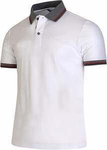 T-shirt polo pour homme uni de qualité supérieure, en gros, vêtements décontractés d'été, tissu doux - Product Image 2