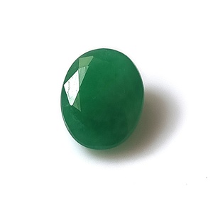 Esmeralda Zambiana Natural de Alta Calidad, 3.30 Quilates, Corte Ovalado, Sin Tratar, Facetada, Piedra Preciosa Suelta de 8.7X11 mm para Joyería - Product Image 1