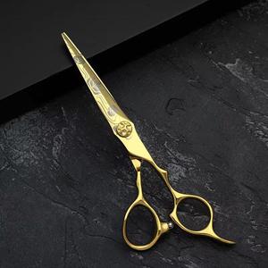 High Quality Japanese Stainless Steel Hair <b>Scissors</b> Set Barber Shears Thinning Cutting Kit for Salon Hairdressing - Product Image 3