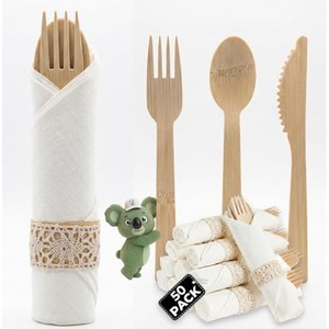 Porte-serviettes en bambou écologique en gros |   Design blond naturel durable - Product Image 2