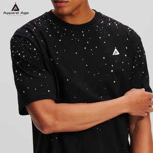 Chemise pour homme de qualité supérieure avec strass, chemise à contraste de couleurs avec strass, fabriquée avec les meilleurs matériaux en gros - Product Image 4
