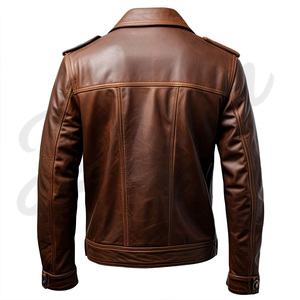 Custom <b>Men</b>’s Cowhide Leather <b>Jacket</b> Fashion Motorcycle <b>Jacket</b> for Winter Wear Genuine Cow Leather <b>Jacket</b> for <b>Men</b> Fashion - Product Image 3
