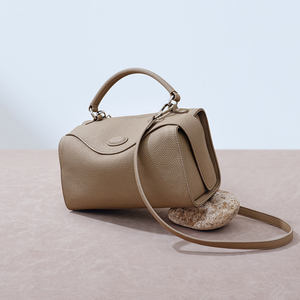 Wholesale Customizable High Quality Single <b>Strap</b> Genuine Leather Ladies <b>Shoulder</b> Crossbody Tote Bags Open Zipper Closure - Product Image 6