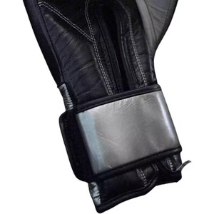 Guantes de Boxeo Profesionales Cleto Reyes, de Cuero Negro, con Cordones y Correa Ajustable para la Muñeca, para Adultos - Product Image 5