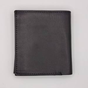 Premium Men's <b>RFID</b> Protected Trifold <b>Wallets</b> High Quality Short Leather Card Holders Polyester OEM Factory Direct Wholesale 2026 - Product Image 1