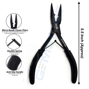 Professional Hair Extension Tool Kit Set – Micro <b>Beads</b> Pliers Loop Hook <b>Needles</b> & Section Clips – Complete Hair Extension Inst - Product Image 6