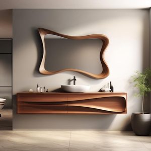 Decorative Wooden Wall <b>Mirror</b> Handmade Home Interior Piece - Product Image 1