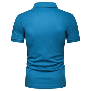 <b>Top</b> Design Low MOQ Polo Shirts For Customized Logo Short Sleeve 100% Cotton Canvas Anti-Wrinkle Pocket Men's Polo Shirts - Product Image 3