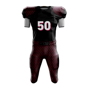 Vente en gros d'uniformes de football américain personnalisés de haute qualité, 100% polyester, vêtements de sport respirants et à séchage rapide - Product Image 2