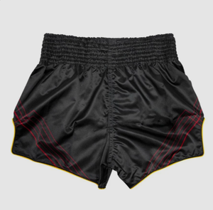 Pantalones Cortos de Muay Thai de Satén con Corte Lateral, Pantalones Cortos de Kickboxing con Cintura Elástica, Pantalones Cortos de Entrenamiento de Artes Marciales Unisex - Product Image 1