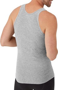 Débardeurs Homme Personnalisés à Logo Pas Chers Coupe Musclée Unie Sans Manches 100% Coton pour Entraînement et Gym - Product Image 4
