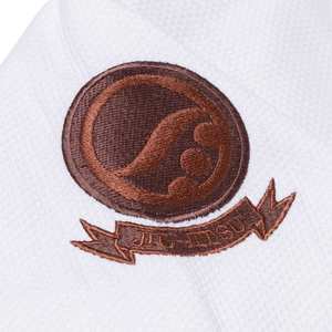 Kimono Deportivo Shoyorol Blanco de Alta Calidad con Logotipo Personalizado, Conjunto de Jiu Jitsu Brasileño, Tejido Perlado Profesional para Artes Marciales - Product Image 4